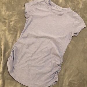 New Balance Women’s Lavender T-Shirt with Rouching - XS